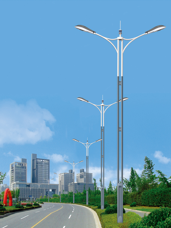 双联杆市电路灯